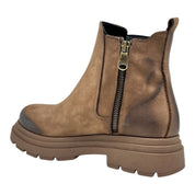 Stivaletto nabuk taupe Dany