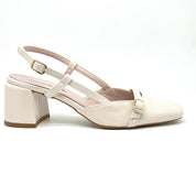 Mary Jane vernice panna