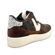 Sneaker Victoria mix cioccolato