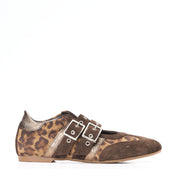 Sneakers pelle Leopard Eliot
