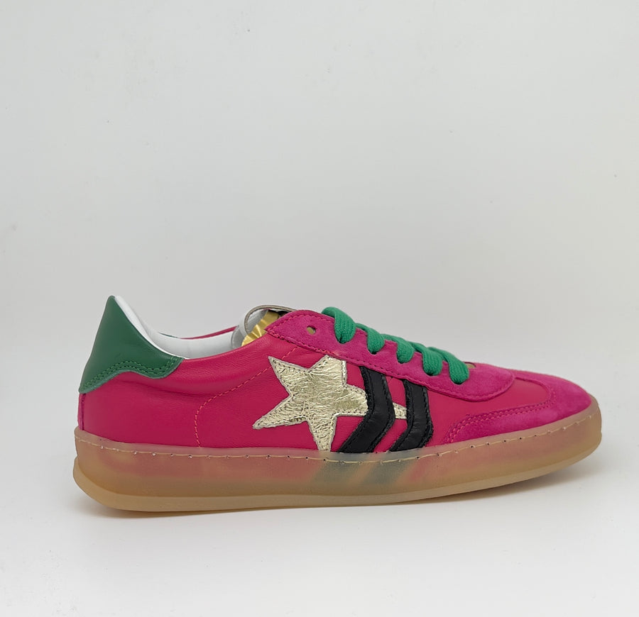 Sneakers Inside fuxia made in Italy