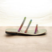Sandalo gioiello flat multicolor