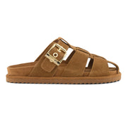 Sandalo camoscio cuoio Colors