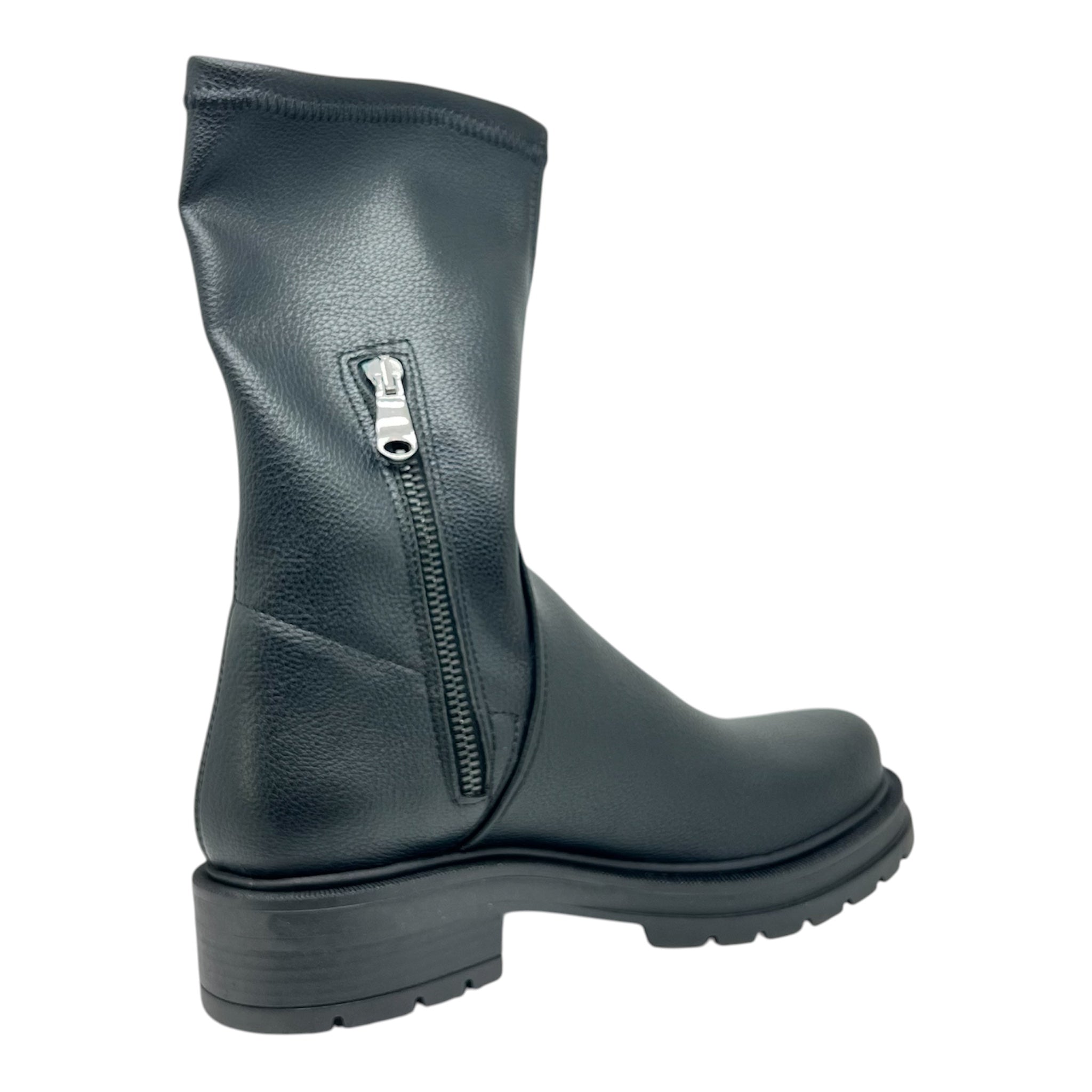 Stivaletto elasticizzato nero Brenda