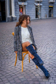 Stivale blu notte