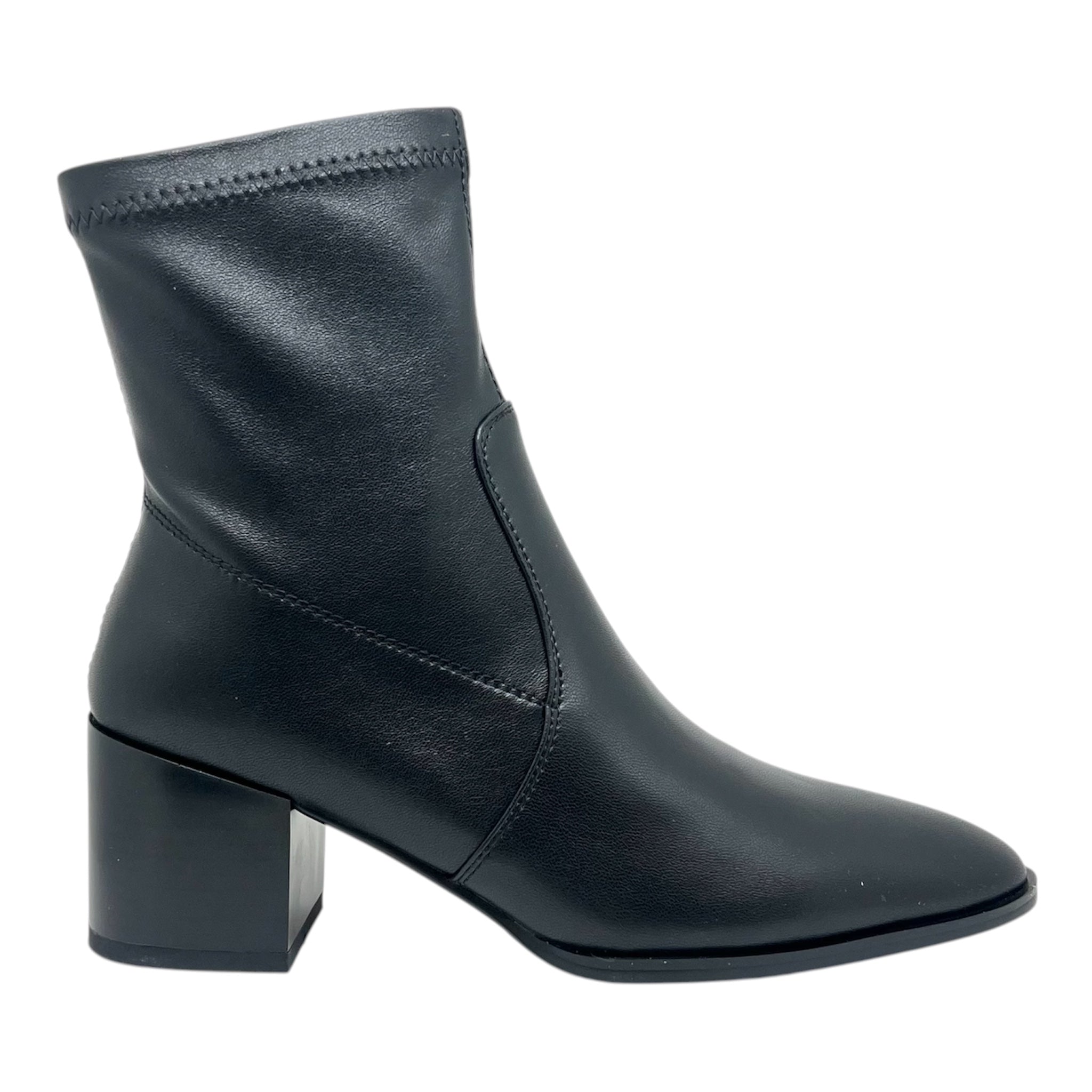 Stivaletto elasticizzato nero Ariel