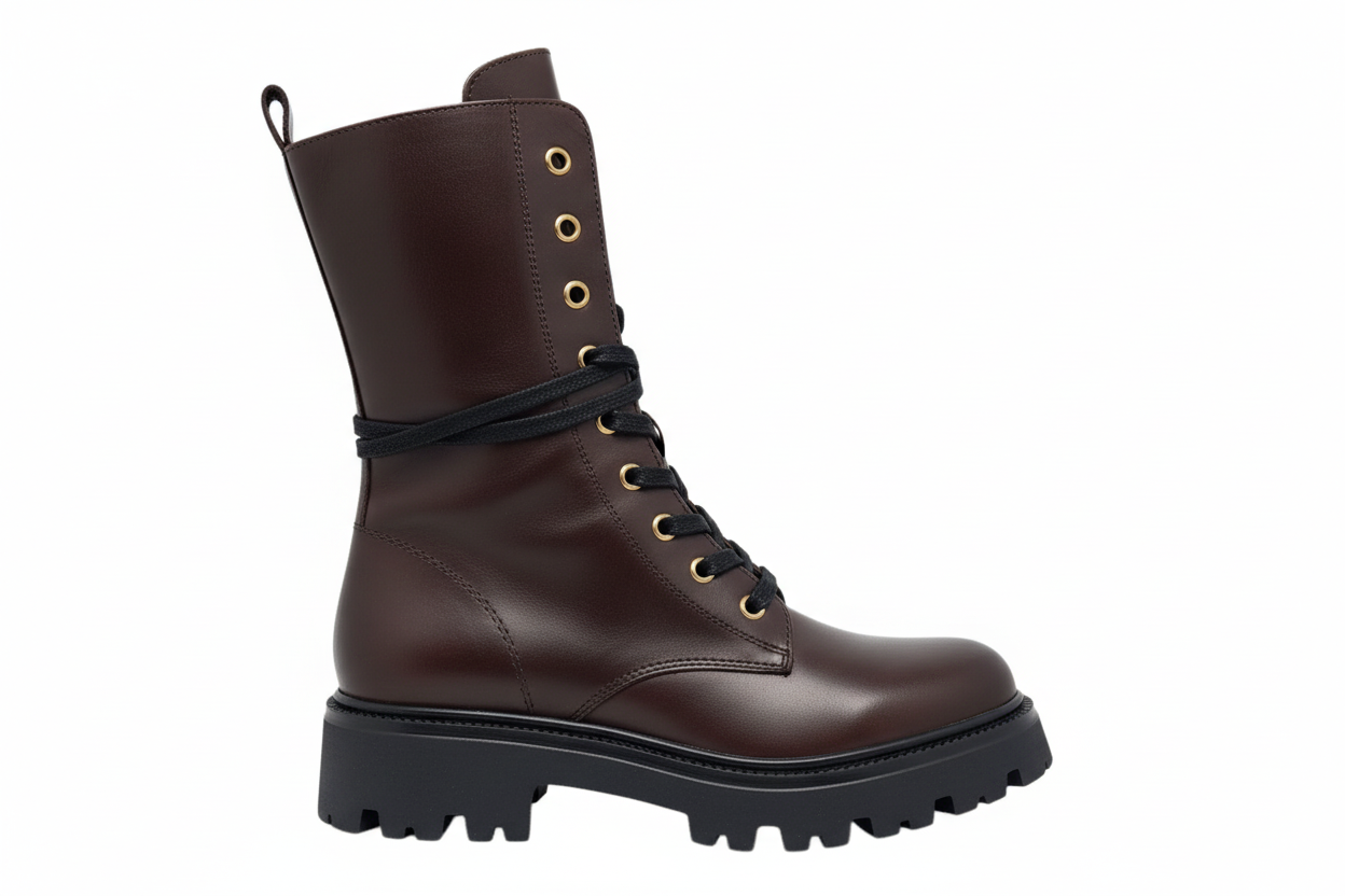 Anfibio pelle moro made in Italy