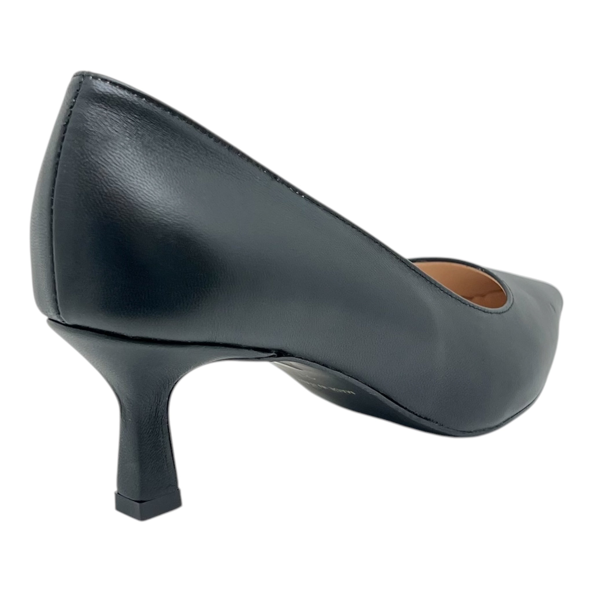Décolleté pelle nero Roby