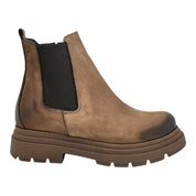 Stivaletto nabuk taupe Dany