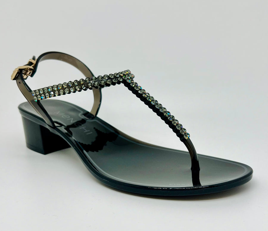 Menghi Swarovski flip flops