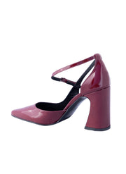 Slingback Albano vernice Bordeaux