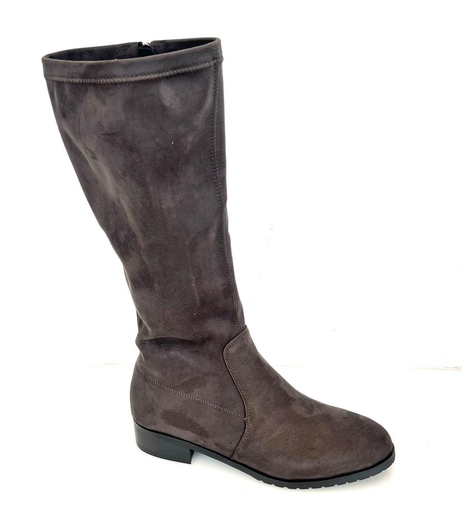 Stivale elasticizzato moro