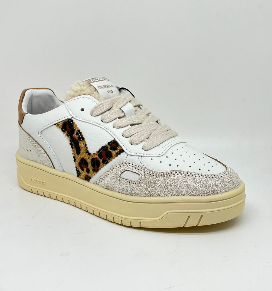 Sneaker Victoria dettaglio Animalier