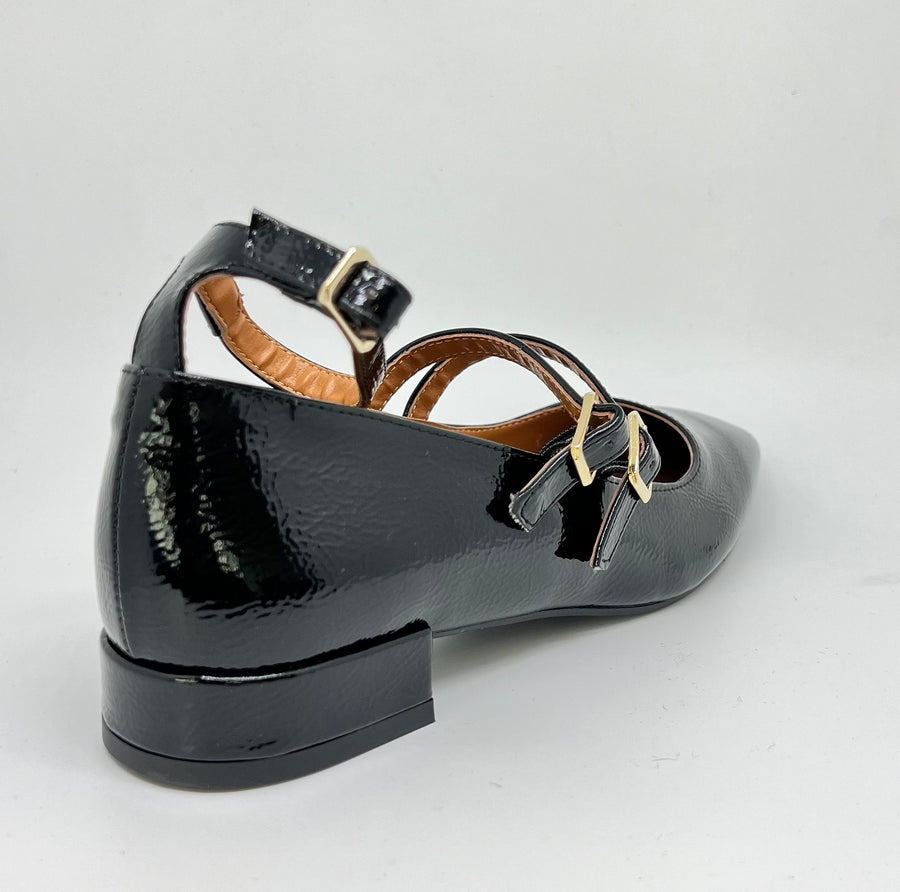 Vintage Mary Jane Scarpe Tacco Basso Scarpe Mary Jane Donna Tacco