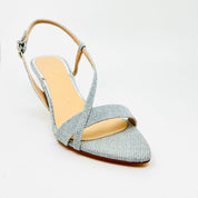 Sandalo glitter Argento Albano