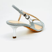 Sandalo glitter Argento Albano