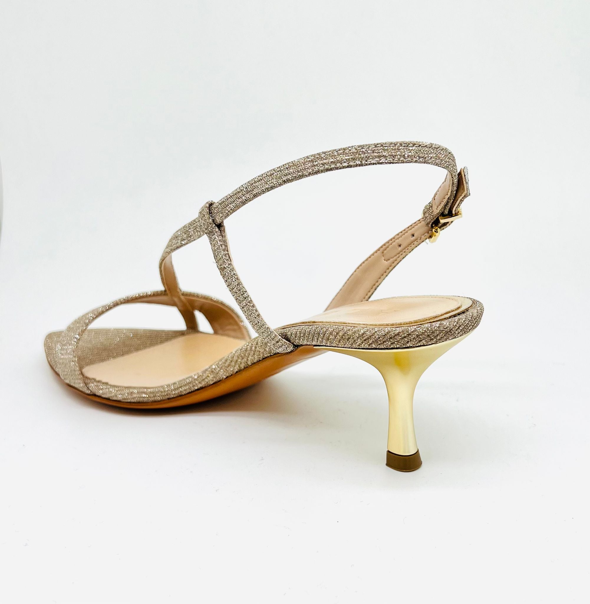 Sandalo glitter beige Albano