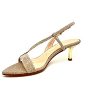 Sandalo glitter beige Albano
