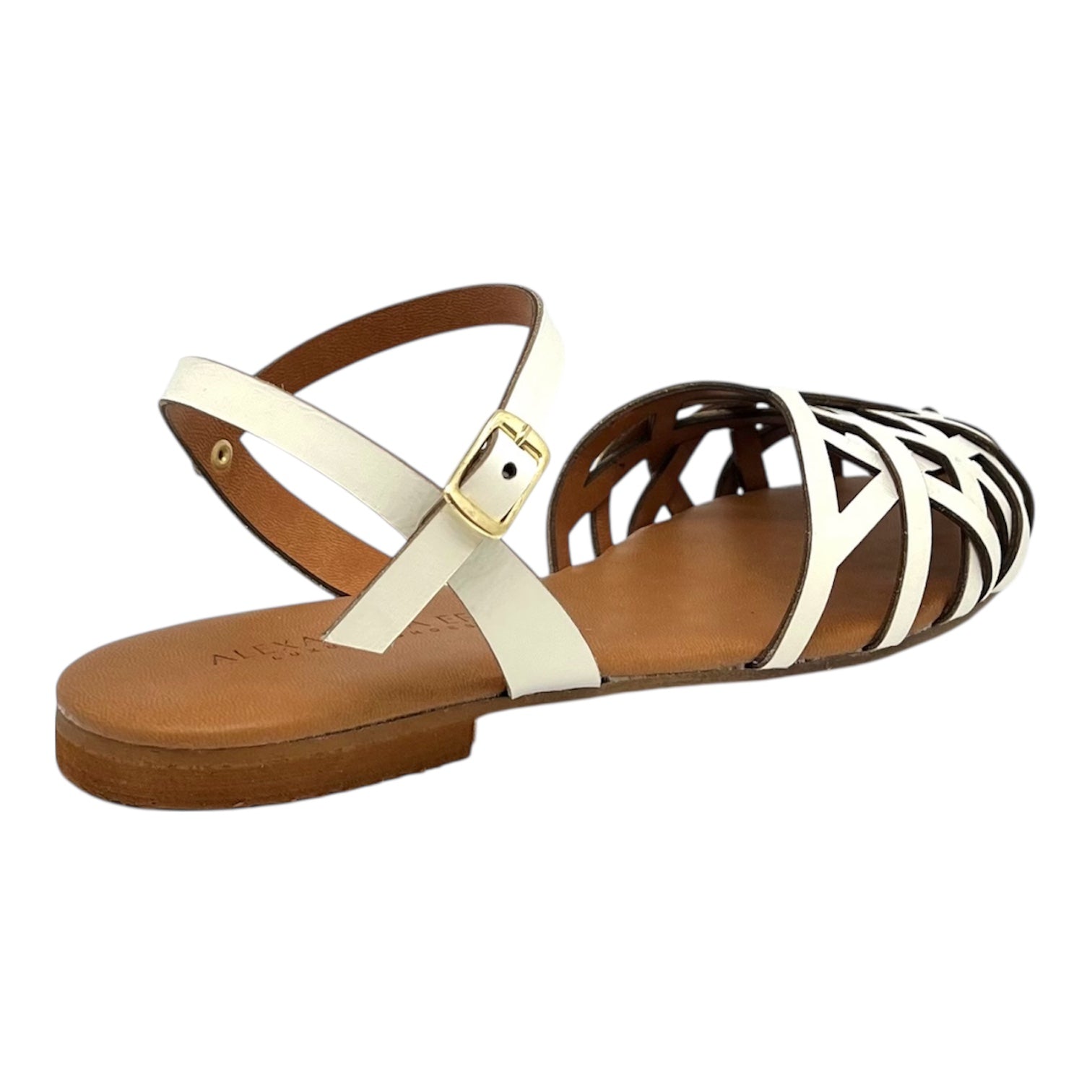 Sandalo pelle latte Leila