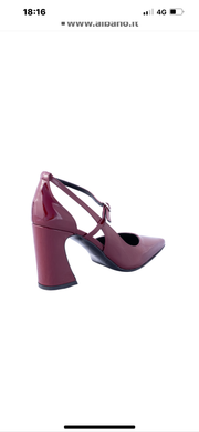 Slingback Albano vernice Bordeaux