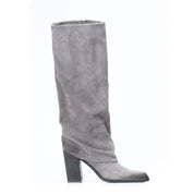 Stivale Roby camoscio grigio