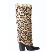 Stivale in pelle Leopard