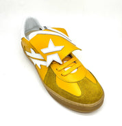 Sneakers pelle gialla made in Italy