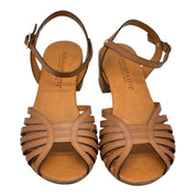 Sandalo in pelle cuoio Mya