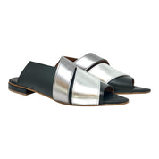 Sandalo in pelle laminata Soraya