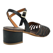 Sandalo in pelle moro Mya