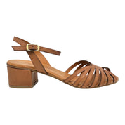 Sandalo in pelle cuoio Mya